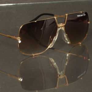 PATIA® GoldHole 902™ Gold Crown Metal Sculpture & Copper Tinted Dense Lenses Eyewear