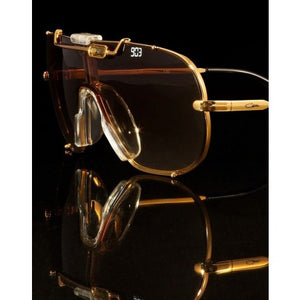 PATIA ® WrapShip 903™ Gold Crown Alien Frame & Copper Tinted Dense Lenses Eyewear